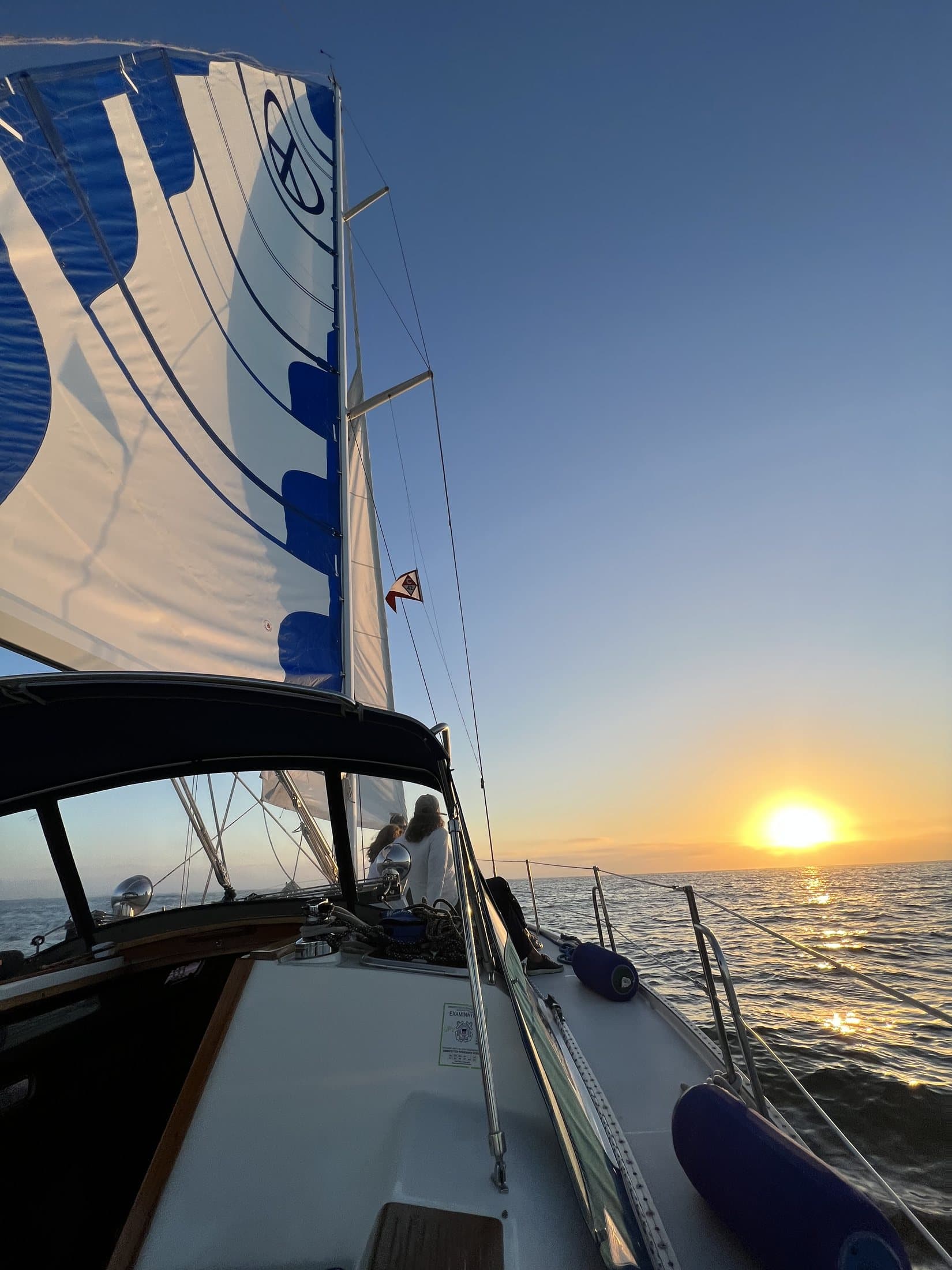 Quiet golden light through the rigging of the Mojave